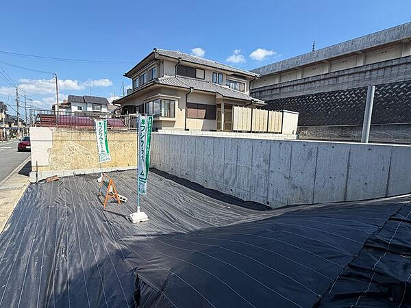 検査済み擁壁工事済です