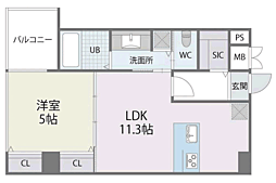 間取図画像 1LDK