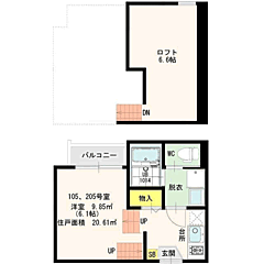 物件の間取り