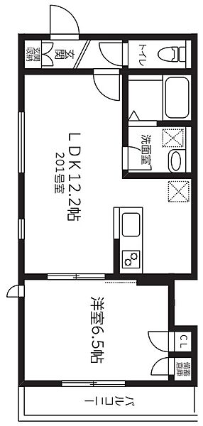 同じ建物の物件間取り写真 - ID:213099460599