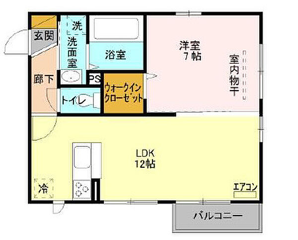 アイリス・ヒル 101｜埼玉県蕨市北町1丁目(賃貸アパート1LDK・1階・43.71㎡)の写真 その2