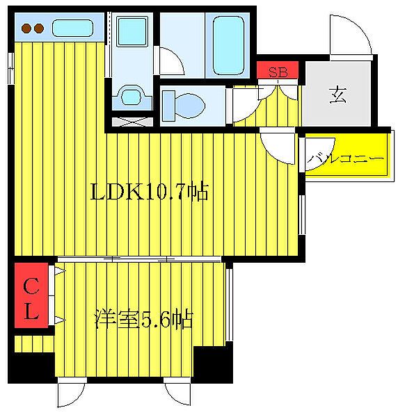 同じ建物の物件間取り写真 - ID:213102444606