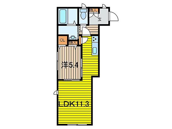 同じ建物の物件間取り写真 - ID:211046932154