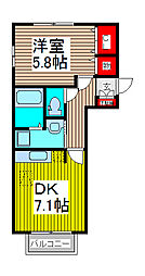 間取図画像 1LDK