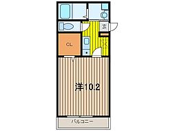 Laule'aCourt 1Kの間取図画像