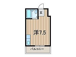SKマンション ワンルームの間取図画像