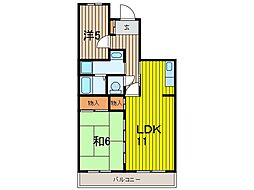 クレール・ソシア 3LDKの間取図画像