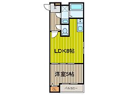 T.Aさいたま市中央区上峰2丁目 1LDKの間取図画像