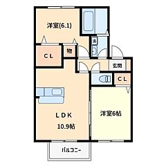 物件の間取り