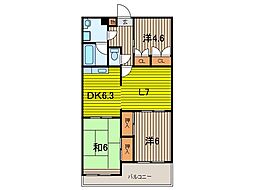 ラ・コリーナ 3LDKの間取図画像