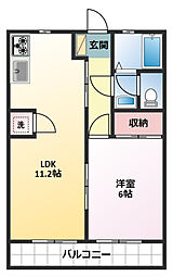 間取図画像 1LDK