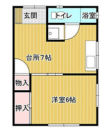 間取図画像 1DK
