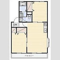 プライムローズ 2LDKの間取図画像
