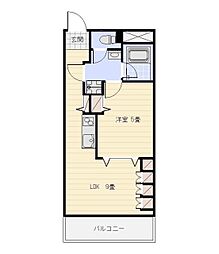 アルコV 1LDKの間取図画像