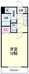 たちばな弐番館 1Kの間取図画像