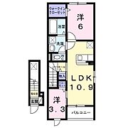 美薗中央公園駅より徒歩21分 新築 2階建の賃貸物件