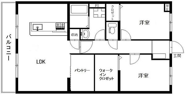 同じ建物の物件間取り写真 - ID:222016352411