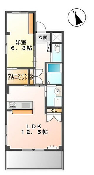 グレイスヴィラ 103｜静岡県浜松市中央区領家３丁目(賃貸マンション1LDK・1階・46.23㎡)の写真 その2