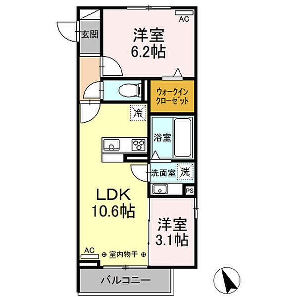 同じ建物の物件間取り写真 - ID:222016538386