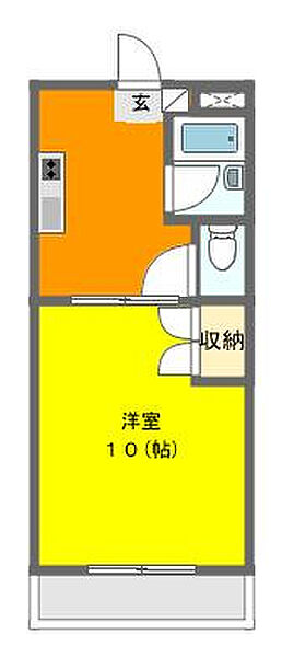 MAISON SOLEIL 303｜静岡県浜松市中央区高丘東２丁目(賃貸マンション1DK・3階・30.29㎡)の写真 その2