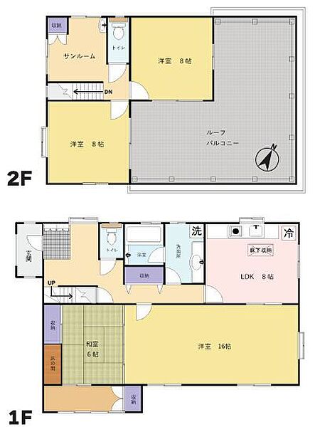 間取りを拡大表示