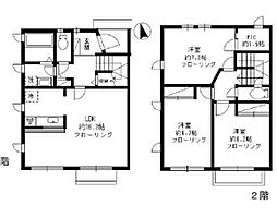 ルミエール等々力 3LDKの間取図画像