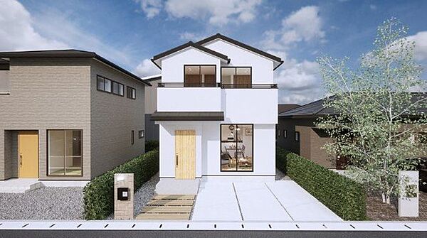 建物プラン例　建物価格：1950万円　建物面積：74ｍ2　別途、外構費用が発生します