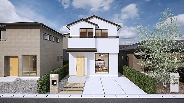 建物プラン例　建物価格：1950万円　建物面積：74ｍ2　別途、外構費用が発生します