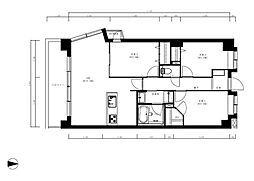 サンクレイドル鎌ヶ谷 3LDKの間取図画像