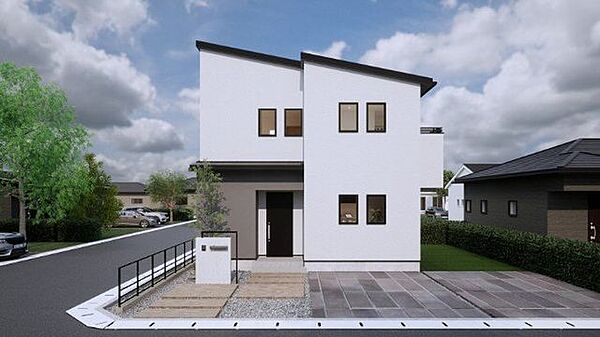 建物プラン例　建物価格：2500万円　建物面積：99ｍ2　別途、外構費用が発生します