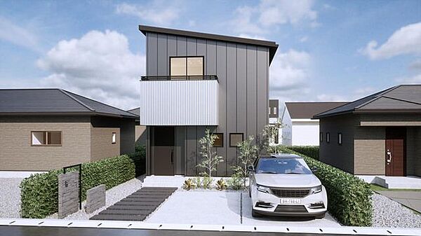 建物プラン例　建物価格：2400万円　建物面積：89ｍ2　別途、外構費用が発生します