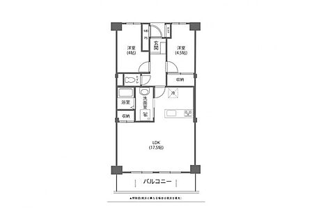 2LDK 間取り