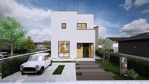 建物プラン例　建物価格：2250万円　建物面積：88ｍ2　別途、外構費用が発生します