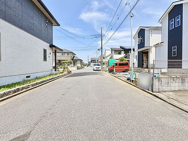 前面道路です