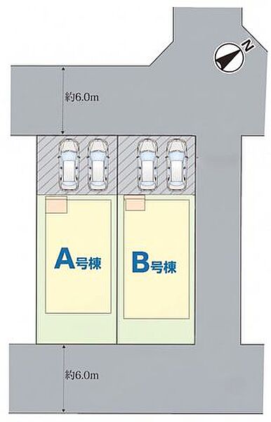 A号棟の区画図