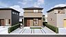 外観：建物プラン例　建物価格：2260万円　建物面積：84ｍ2　別途、外構費用が発生します