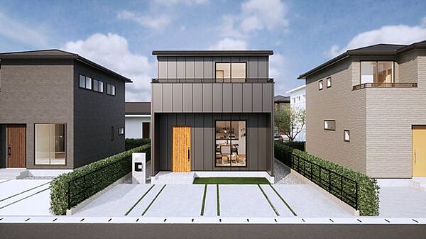 建物プラン例　建物価格：2260万円　建物面積：84ｍ2　別途、外構費用が発生します