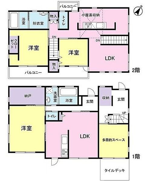 間取りを拡大表示
