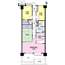 間取図画像 3LDK