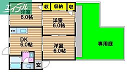 笹ケ瀬バークレイD 1階