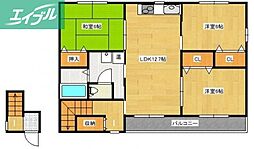 ガーデン津島II号館 2階