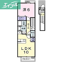 間取図画像 1LDK