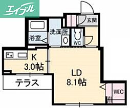 ラルーチェ学南町 1階/-