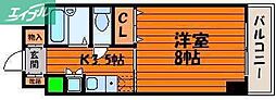 エスペランサ津島 1Kの間取図画像