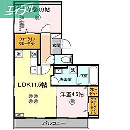 トリシア西崎本町 2階