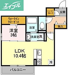 ウィング B棟 2階