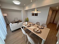 -VECS-シエルズガーデンエールタワー　24時間有人セキュリティ 3LDKのリビング/ダイニング