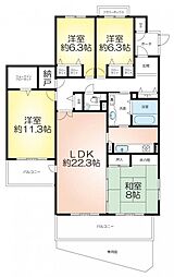 間取図画像 4LDK