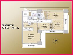 間取図画像 3LDK