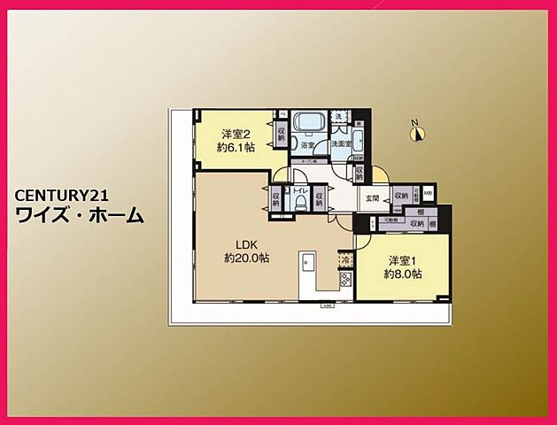 間取り 東京メトロ南北線 白金高輪駅 徒歩2分
